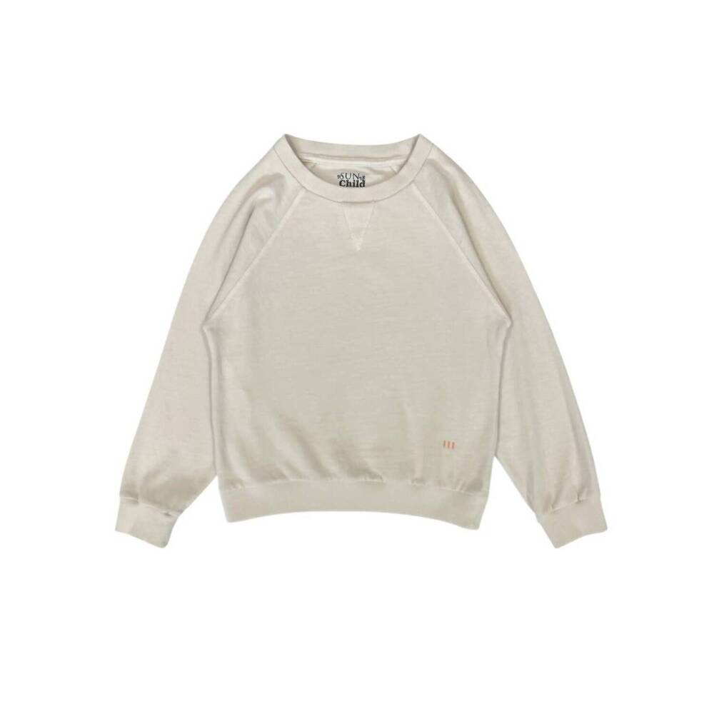 NEW SUN CHILD boy's antonio craie sweatshirt in chalk